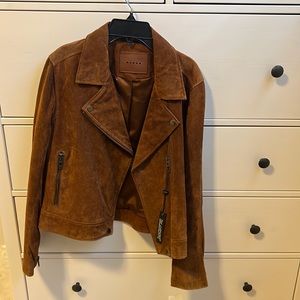 Blank NYC suede jacket. Size medium, “spice” color